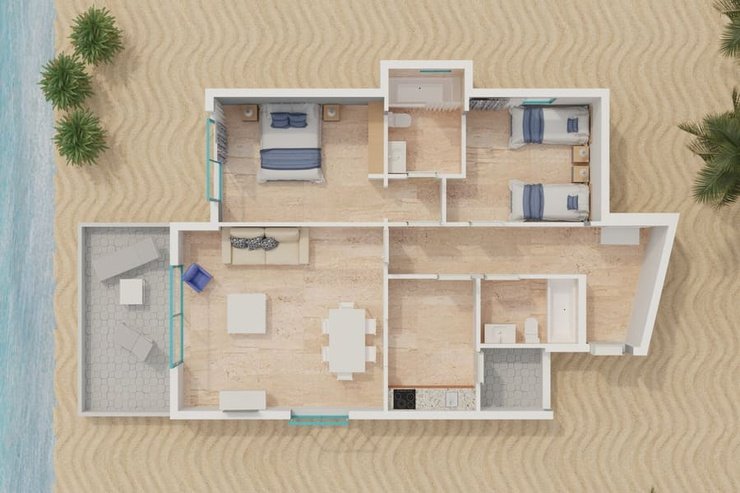 2 bedrooms apartment 4/6 people Magic Atrium Beach Apartments Villajoyosa 2 bedrooms apartment 4/6 people Magic Atrium Beach Apartments Villajoyosa